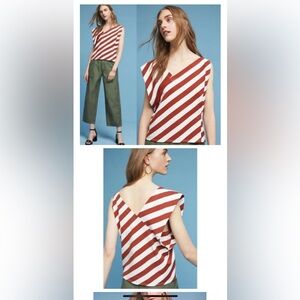 Anthropologie Dulcina Striped Top size M